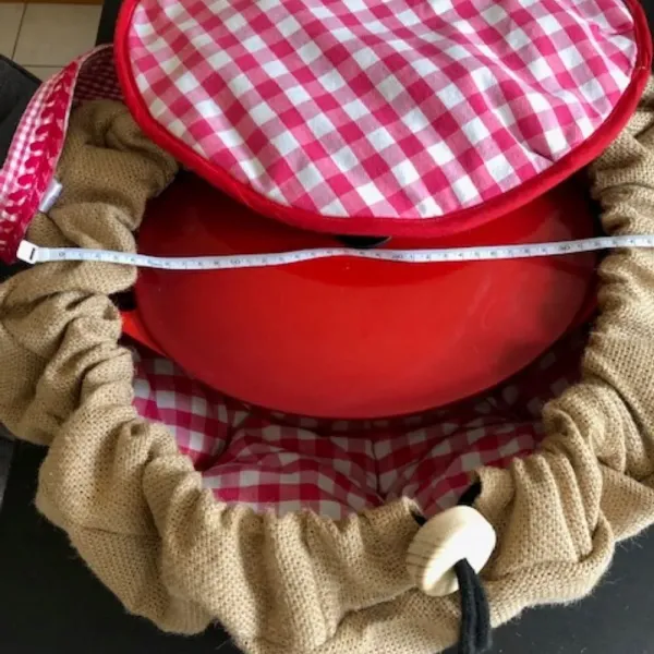 Marmite norvégienne à cordon artisanale en jute et laine de mouton fabrication haute-saône