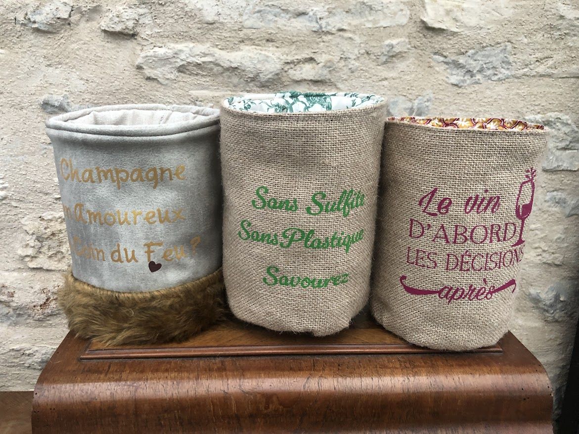 Seau isotherme écologique en laine de mouton – fabrication artisanale 13 Seau isotherme écologique