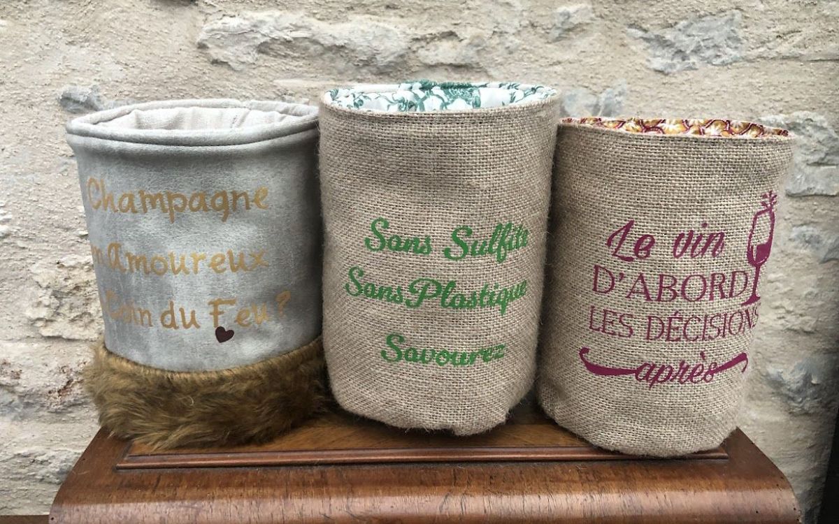 Seau isotherme écologique en laine de mouton – fabrication artisanale 44 Seau isotherme écologique