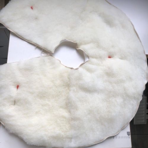 Turbulette bébé naturelle 14 Intérieur cape laine nappe